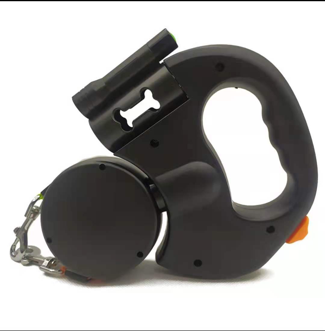Retractable Dog Leash for Small Dogs – Reflective, 360° Swivel, Dual Dog Control