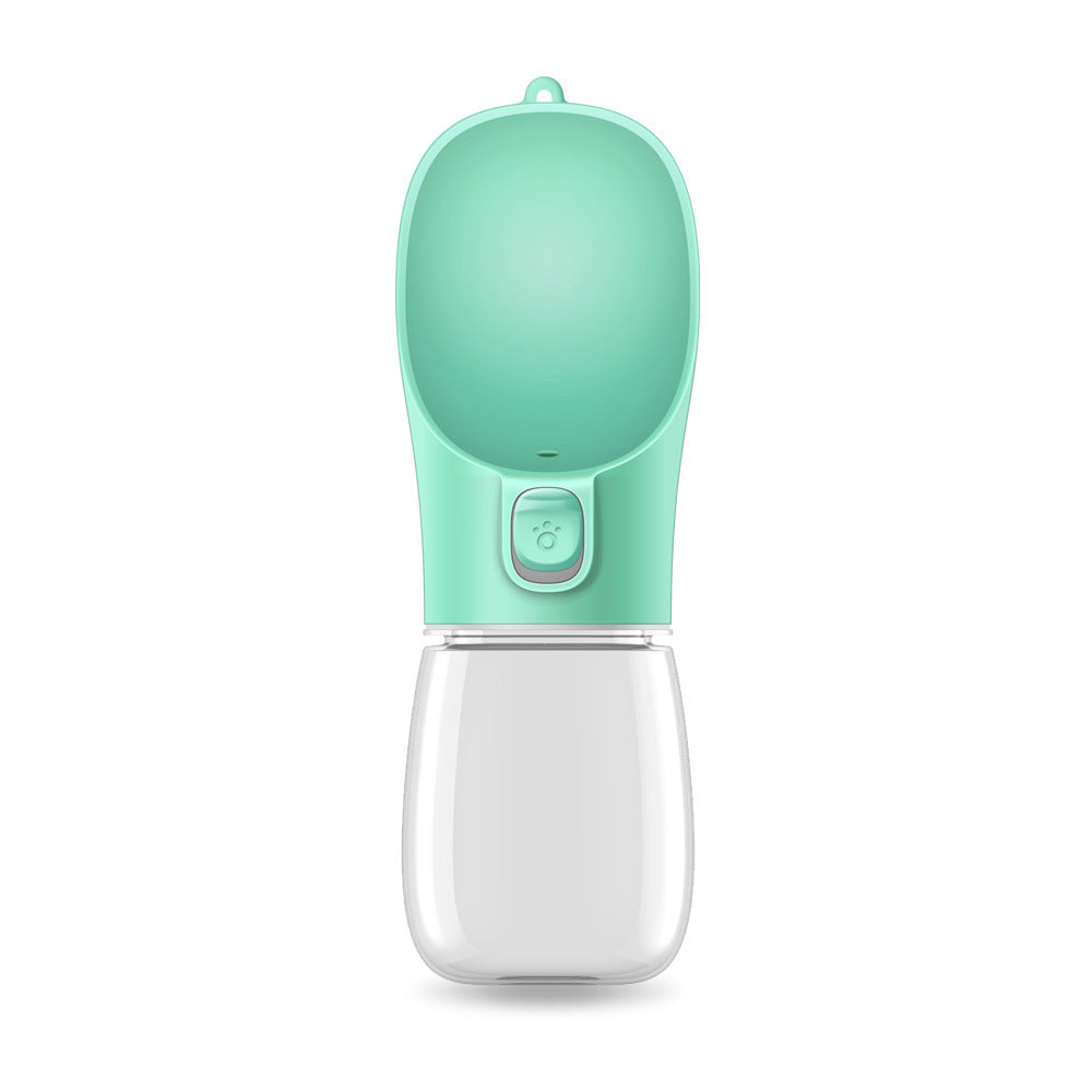 Portable Dog Water Bottle with Foldable Bowl – Leakproof & High Capacity