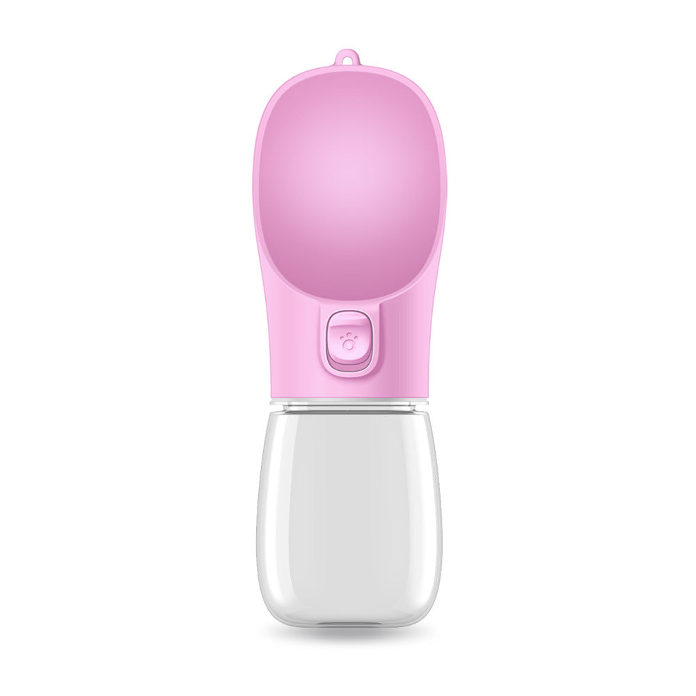 Portable Dog Water Bottle with Foldable Bowl – Leakproof & High Capacity